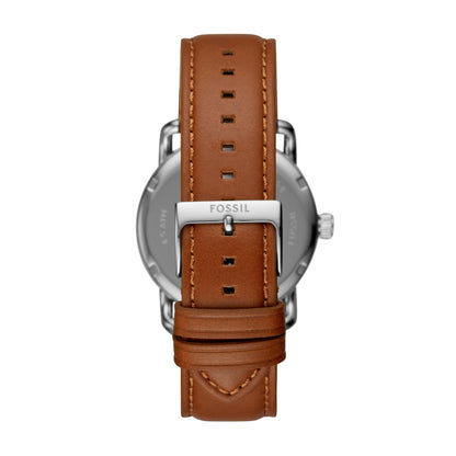 Men's Watch with Slim Case and Genuine Leather Band